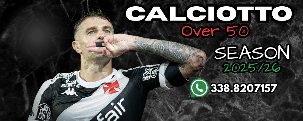 :: Calciotto OVER50 >> ISCRIZIONI STAGIONE 2025/26 :: 